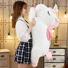 Kawaii Unicorn Plush – Soft, Giant, Stuffed Toy for Kids & Pillow - Muselune