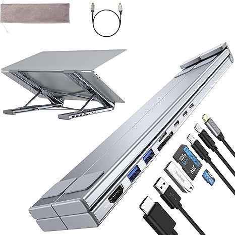 7-in-1 Laptop Stand with Docking Station
