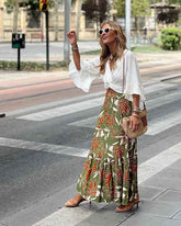 Keasmto Leopard Print - Casual Skirt - Muselune