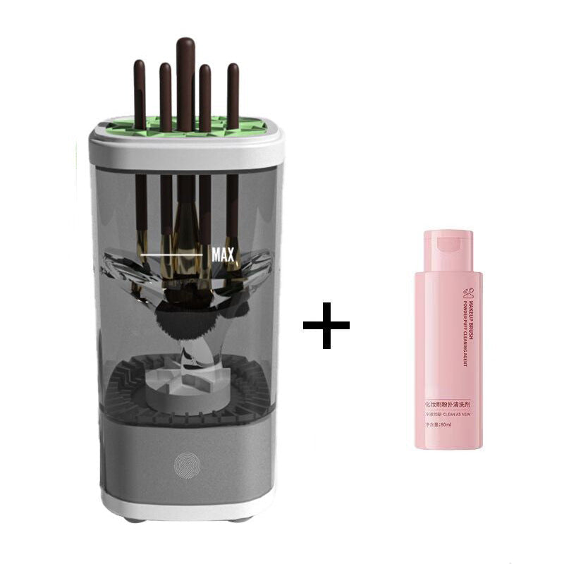 Cross-border new fully automatic quick-drying electric makeup brush cleaner household beauty brush drying tool cleaning machine Muselune