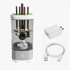 Cross-border new fully automatic quick-drying electric makeup brush cleaner household beauty brush drying tool cleaning machine Muselune