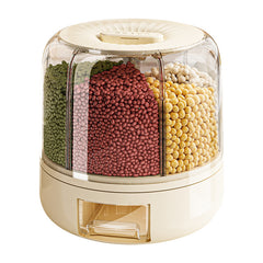 Storage box for grains, kitchen rice bucket, sealed rice jar, food grade moisture-proof and insect-proof food storage Muselune