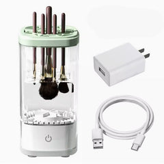 Cross-border new fully automatic quick-drying electric makeup brush cleaner household beauty brush drying tool cleaning machine Muselune