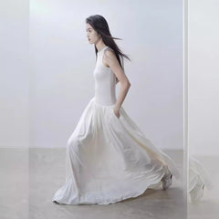Minimalist Casual Temperament Sports Vest Dress - Muselune