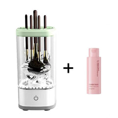 Cross-border new fully automatic quick-drying electric makeup brush cleaner household beauty brush drying tool cleaning machine Muselune