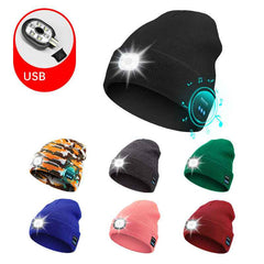 Bluetooth Beanie with Light