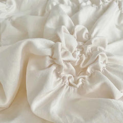 Big Pinch Pleat Duvet Cover – Soft Microfiber 3pcs Bedding Set - Muselune