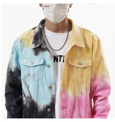 Color Splash Cotton Jacket - Muselune