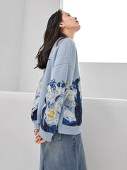 Muse Art Knitted Sweater Coat - Muselune