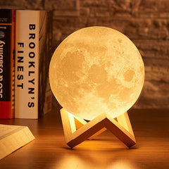 Moon Light Galaxy Lamp - 7-Colour LED Light for a Cosmic Experience - Muselune