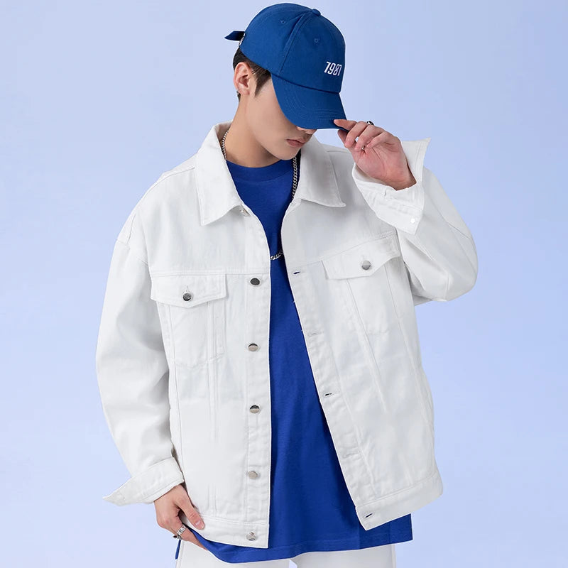 Oversize Casual Denim Jacket - Muselune