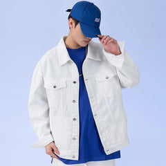 Oversize Casual Denim Jacket - Muselune