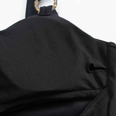 Elegant Hollow Square Neck Padded Bikini