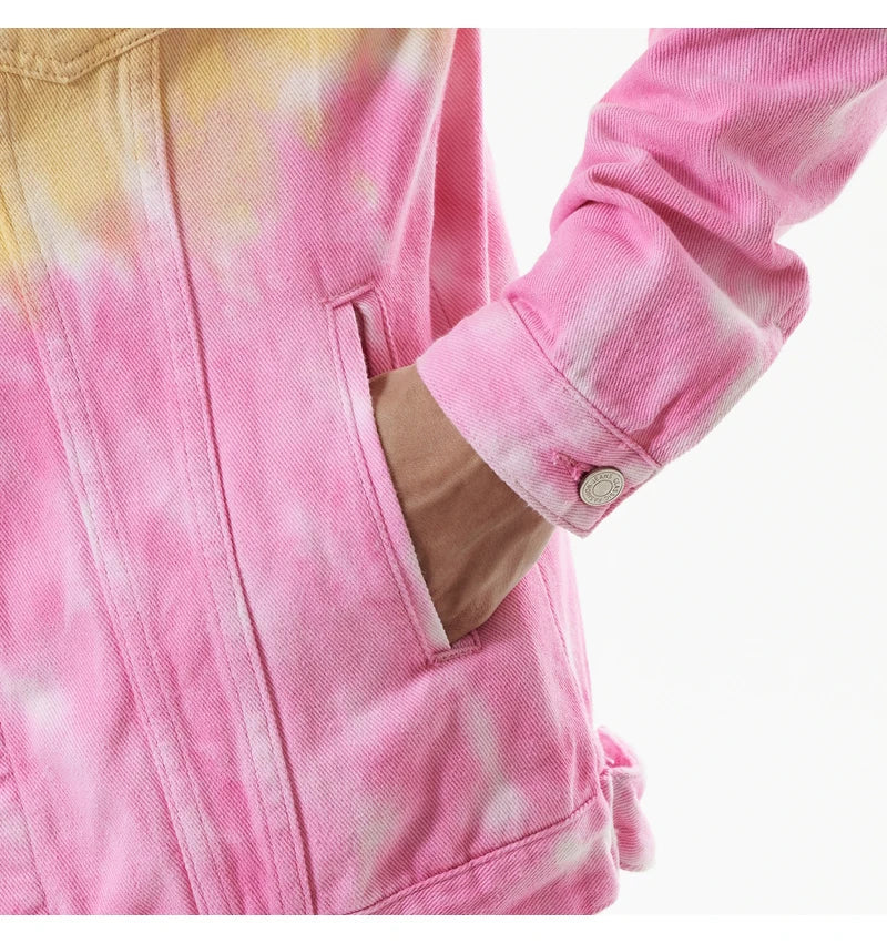 Color Splash Cotton Jacket - Muselune