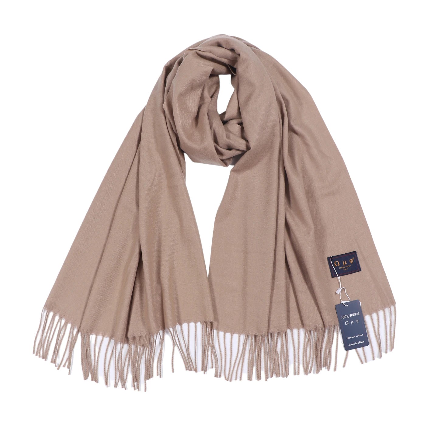 Solid Color Cashmere Thick Warm Shawls Christmas Red Scarves Muselune