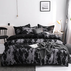 Rock Marble Duvet Comforter Bedding Set - Muselune