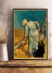 Cute Digital Cats Poster – Funny DIY Cartoon Wall Art - Muselune