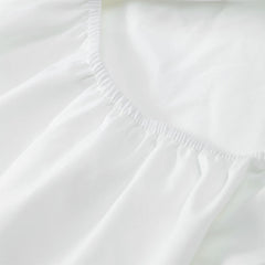 White Elegant Sleeveless Off Shoulder Dresses - Muselune