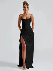 Mozision Sexy -Backless Dresses - Muselune