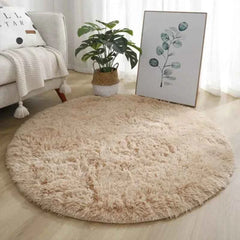 Round Soft Plush Rug - Fluffy, Cozy & Stylish - Muselune