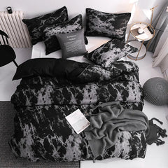 Rock Marble Duvet Comforter Bedding Set - Muselune