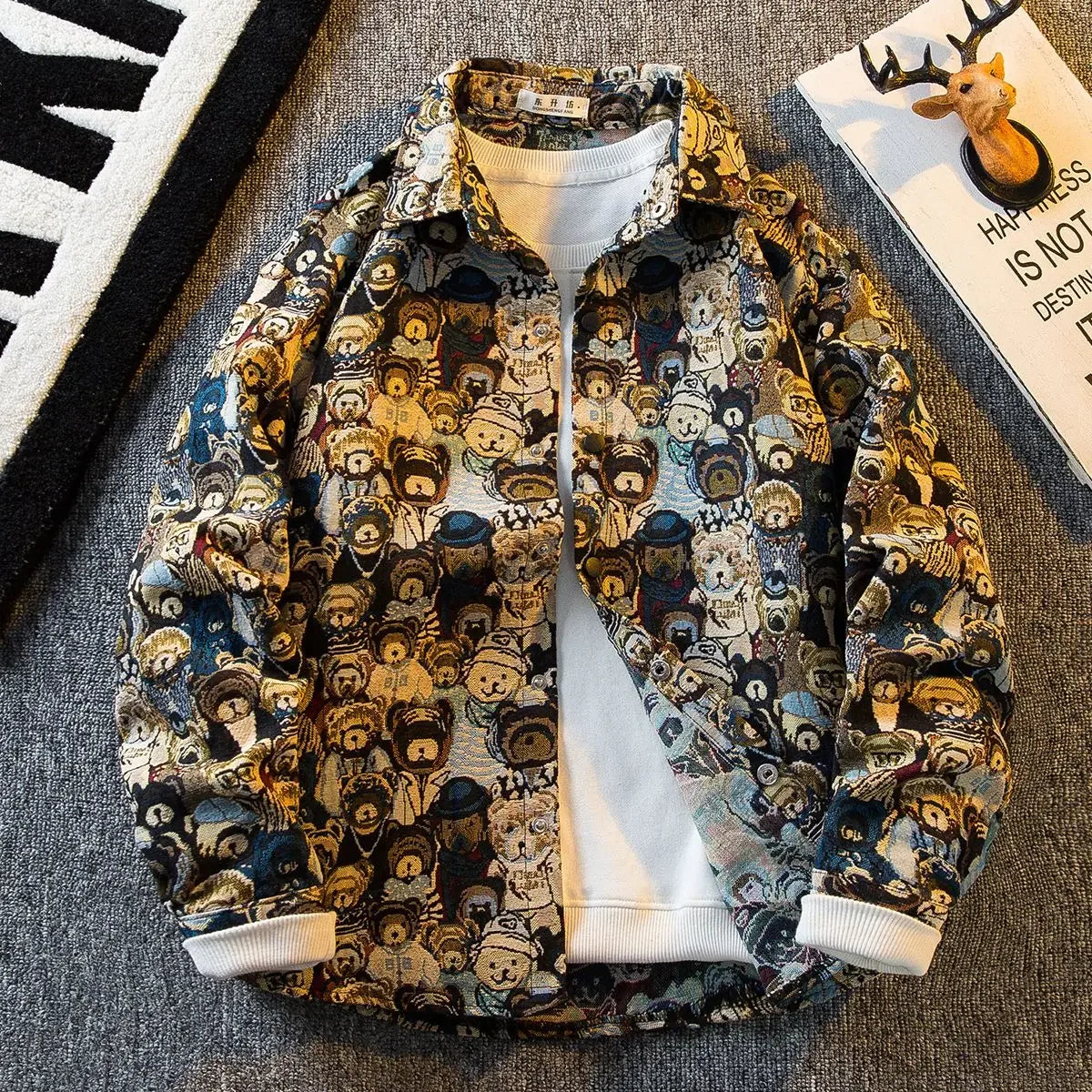 Muse Vintage Van Gogh Oil Painting Long-sleeved Shirt - Muselune