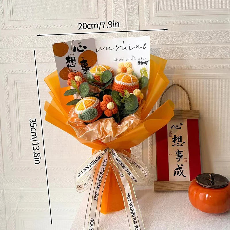 Bouquet Gift Knitted Flower Décor Soft Toys Muselune