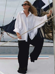 Vintage Linen Shirt – Long Sleeve & Timeless Style