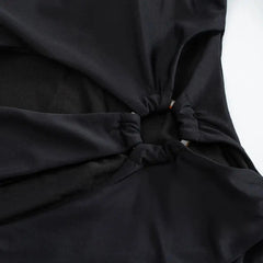 Elegant Hollow Square Neck Padded Bikini