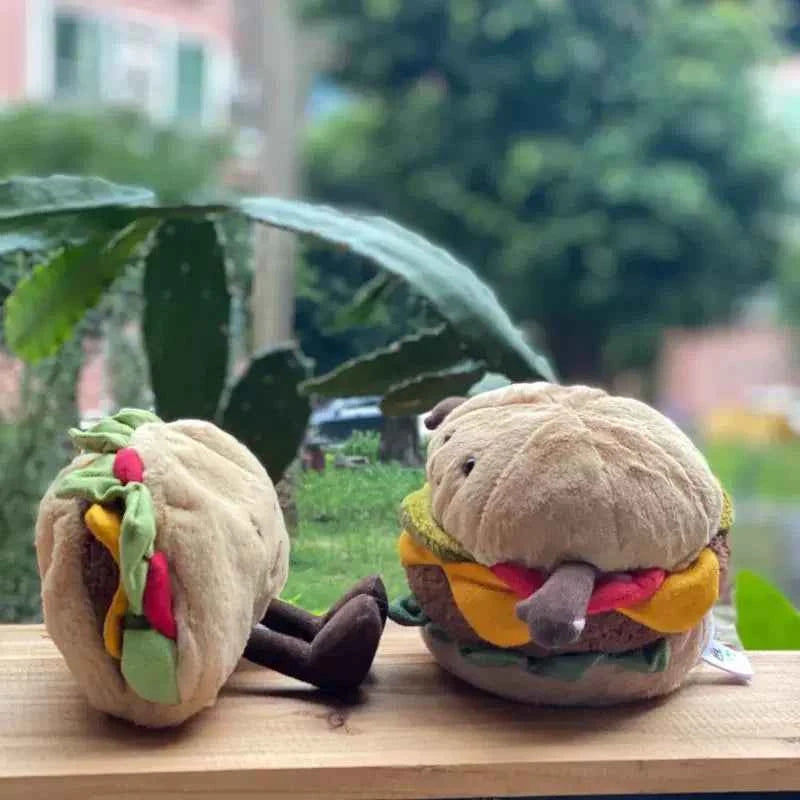 Interactive Burger & Hot Dog Soft Toy - Muselune