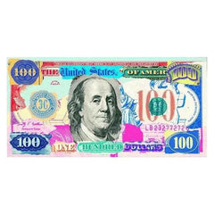 Art One Hundred Dollar Bills Canvas Paintings Modern Abstract Graffiti Money Poster Picture for Living Room Wall Decor Cuadros - Muselune