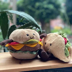 Interactive Burger & Hot Dog Soft Toy - Muselune