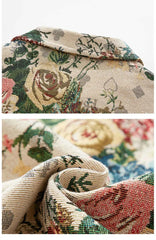 Spring Denim Jacket – Bold Rose Design