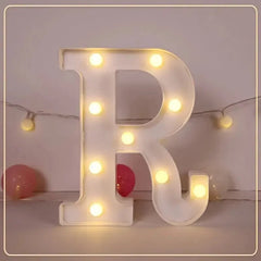 LED Letter & Number Light – Battery -Weddings & Parties - Muselune