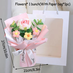 Bouquet Gift Knitted Flower Décor Soft Toys Muselune