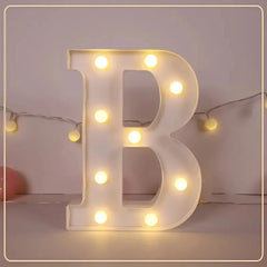 LED Letter & Number Light – Battery -Weddings & Parties - Muselune