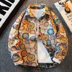 Muse Vintage Van Gogh Oil Painting Long-sleeved Shirt - Muselune