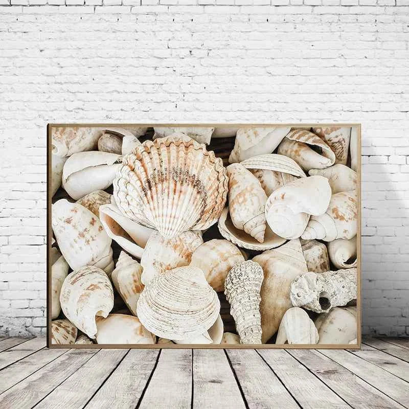 Tropical Surf Poster – Palm Tree & Surfboard Canvas Wall Ar - Muselune
