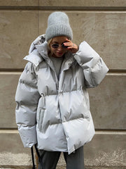 Talenza Cotton Loose Parka Retro Bakery Jacket Muselune