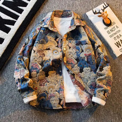Muse Vintage Van Gogh Oil Painting Long-sleeved Shirt - Muselune