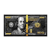Art One Hundred Dollar Bills Canvas Paintings Modern Abstract Graffiti Money Poster Picture for Living Room Wall Decor Cuadros - Muselune