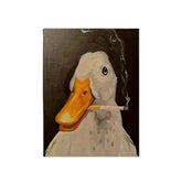 Creative Smoking Duck Canvas – Fun & Playful Wall Art - Muselune