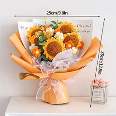 Bouquet Gift Knitted Flower Décor Soft Toys Muselune