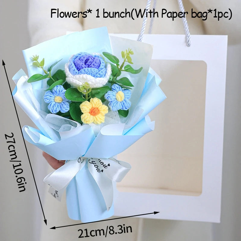 Bouquet Gift Knitted Flower Décor Soft Toys Muselune