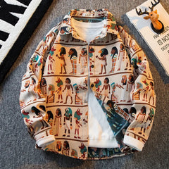 Muse Vintage Van Gogh Oil Painting Long-sleeved Shirt - Muselune