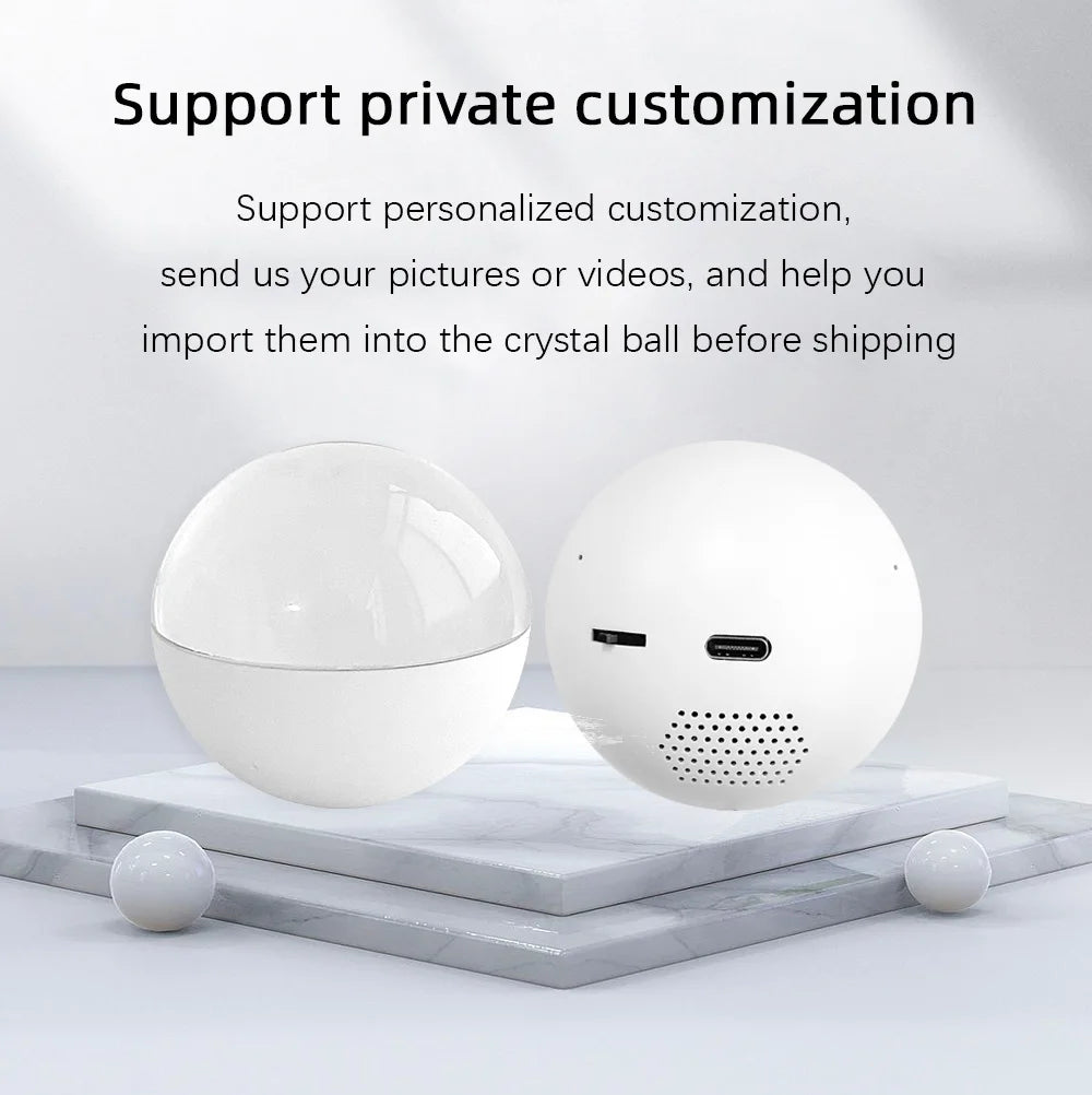 Memory Glass Video Crystal Ball & Gift The Muse