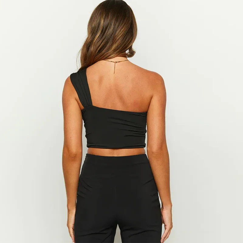 Sexy Open Back Short Bar Nightclub Tops - Muselune