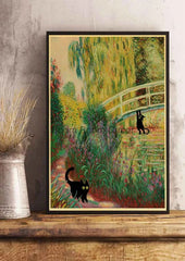 Cute Digital Cats Poster – Funny DIY Cartoon Wall Art - Muselune