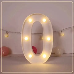 LED Letter & Number Light – Battery -Weddings & Parties - Muselune