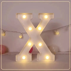 LED Letter & Number Light – Battery -Weddings & Parties - Muselune